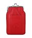 Leather Cigarette Case Pack Holder Regular or 100's Lighter Pocket by Leatherboss (Red)