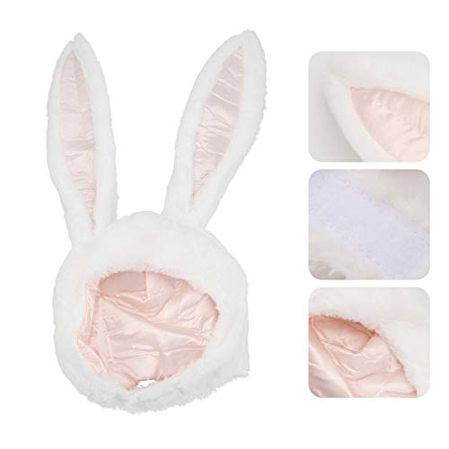 ABOOFAN 2Pcs Chapéu de Pelúcia Chapéus Headwear Orelha de Coelho Dos Desenhos Animados Animal Plush