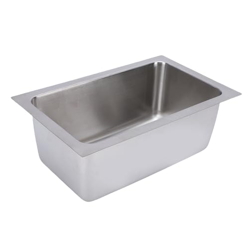 Fregadero de acero inoxidable para RV con colador de cesta cepillado 304 compacta 6