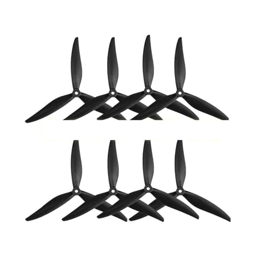 Hélice 8040 tripale en matériau renforcé pour avion FPV 8 PCS