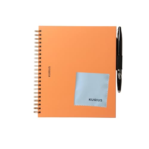Carnet effaçable réutilisable Kurius Alba, vos notes lisses au bureau et en déplacement