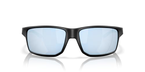 Image of Oakley Man Sunglasses Clear Frame, Prizm Sapphire Polarized Lenses, 62MM