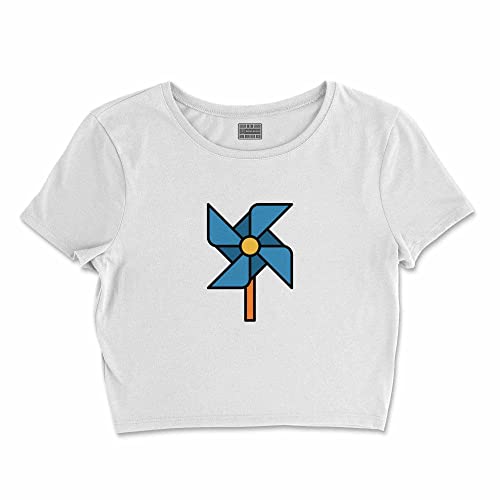 T-Shirt Blanc L court femme en maille douce vêtement intemporel Bdwtswi-100250-L