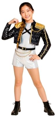 FIESTAS GUIRCA | Disfraz Silver Leader Infantil (5-6 Años) - Camiseta, Chaqueta, Pantalón y Cinturón - Disfraces de Cine y Temática Asiática para Carnaval y Fiestas de Disfraces - Ideal para Niñas | Ya disponible en tu tienda friki favorita! En mundofriki.es!