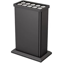 Pool Cue Holder Floor Stand, Metal Billiard Cue Racks, Modern Cue Stick Holder with Anti-Rust Coating, for Clubs, Pool Rooms, BarsBlack,X-Large