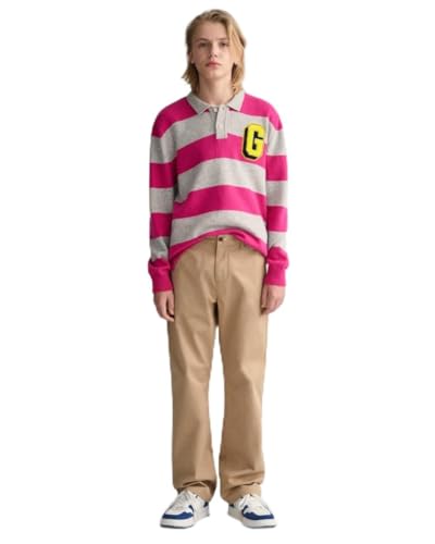 Pantalon chino garçon GANT en coton stretch confortable et élégant