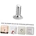 jojofuny 200pcs White Milled Slot Screws for Wall Plates Replacement Screws for Outlet Covers for Electrical Projects and Handyman Tool Kits