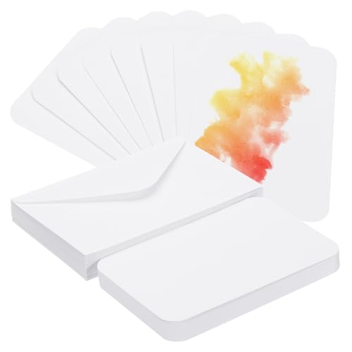 Cartes postales aquarelle PATIKIL en coton pour peindre vos souvenirs de voyage
