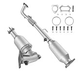 [Front&Rear]FortunaFlow Exhaust Manifold Catalytic Converter Compatible with Honda Accord 2013 2014 2015 2016 2017,Acura TLX 2015-2020 2.4L,l4,Replace 674059 643137[EPA Compliant+standard]