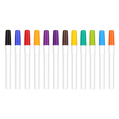 Image of WRITECH Dry Erase Marker Refills, Low Odor Assorted Colors Ink 12ct