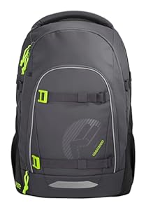 Coocazoo Schulrucksack Mate School Backpack Tarp Black Thunder grau