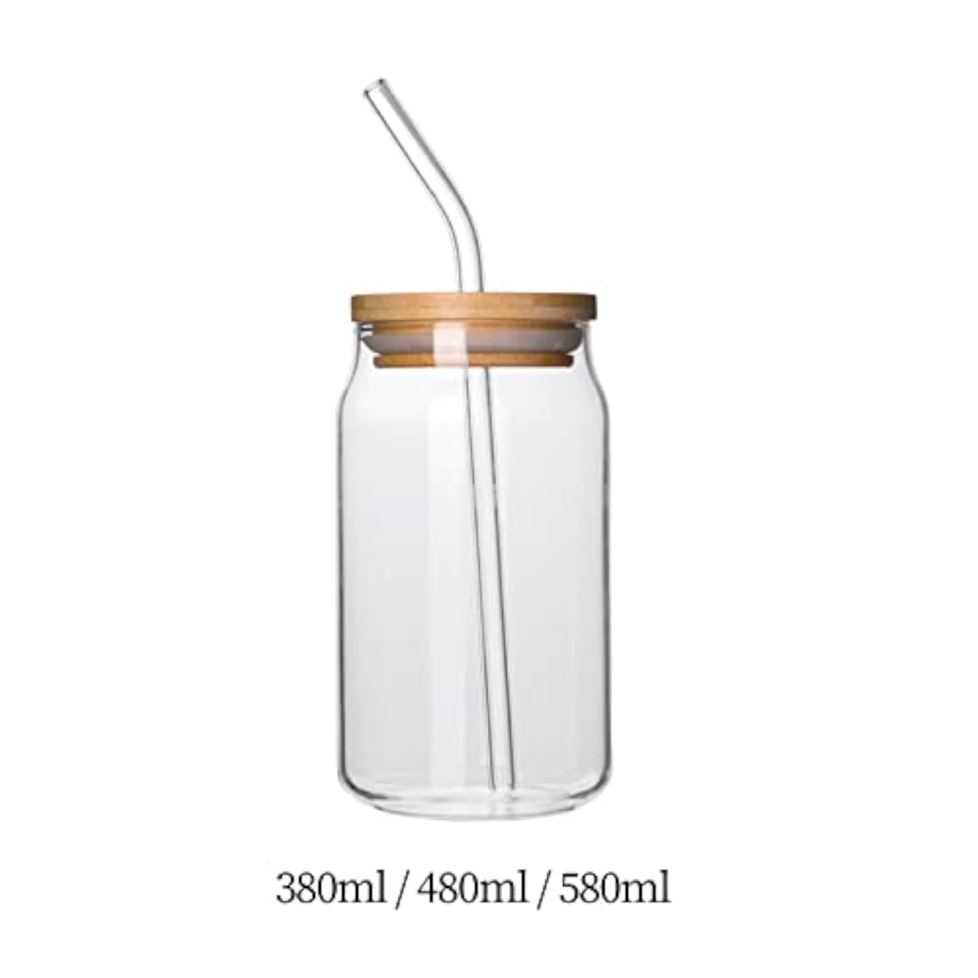 6x Household Transparent Bubble Tea Cup, Reusable Clear