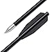 Bow and arrow college Crossbow Bolts Miniature Crossbows Arrows Black Plastic Body with Sharp Metal Point Tip(Pack of 12)