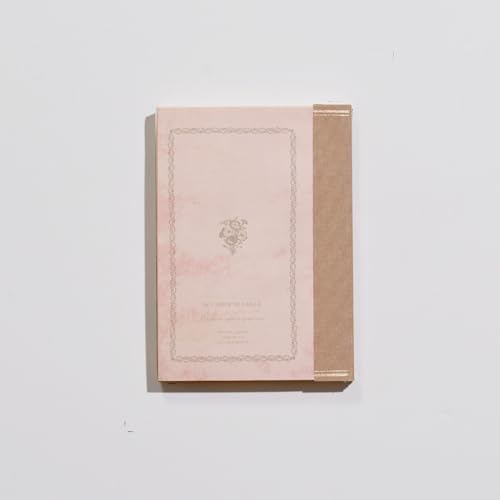 Image of PETAL & FLOW B6 Size Rough NoteBook 5 inch x 7 inch, 288 pages (144 sheets), Vintage Style (Floral)