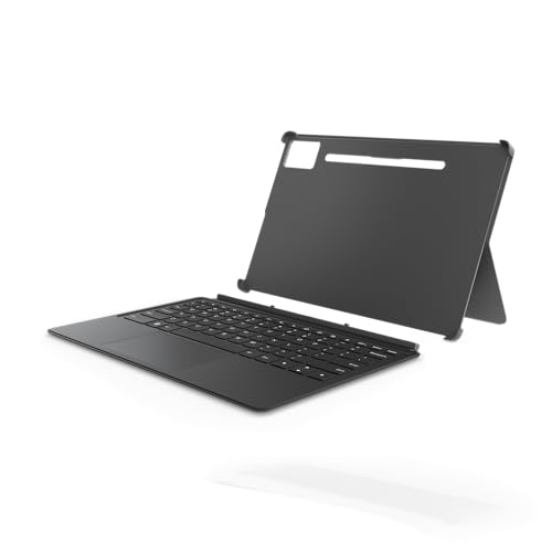 Image of Lenovo Keyboard Pack for Idea Tab Pro, 2 in 1 Tablet Keyboard with Trackpad & Built in Kickstand, Pogo Pin Connection, Ergonomic Keys with 1.5mm Travel, Grey