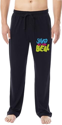 INTIMO Saved By The Bell Men's TV Show Logo Sleep Pajama Pants For Adults