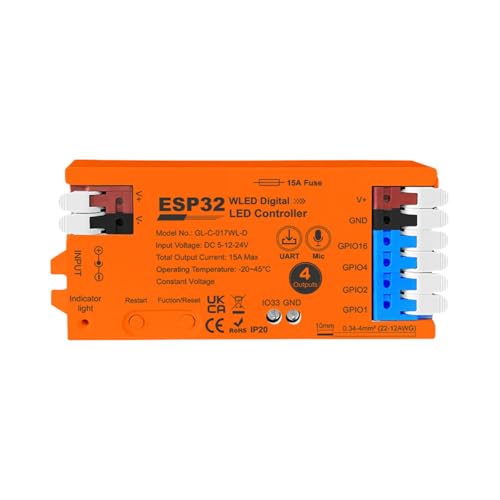 �}�^�[�v���g�R�����ڐڑ�RGBCW���C�g�X�g���b�vWLED�R���g���[���X�C�b�`�݊�(017D Orange WLED Typec+4 RGB W)