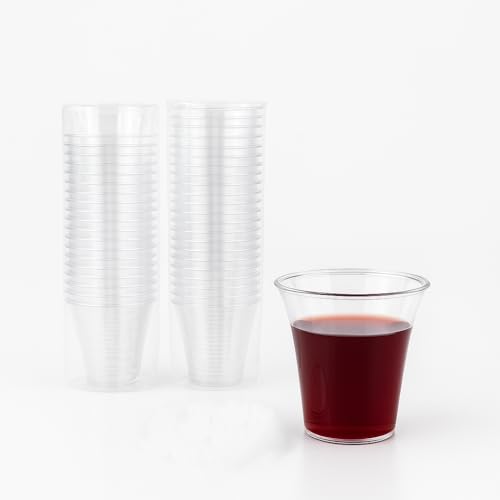 King Nibbles Clear Disposable Communion Cups 100 Count Fits Standard Communion Trys