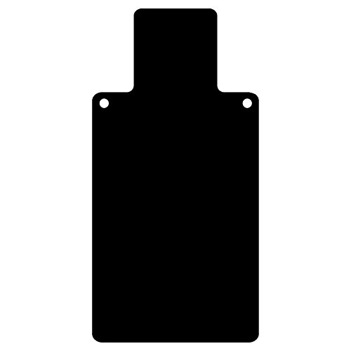 High Caliber AR500 3/8 Thick Targets (12" x 24", Silhouette)