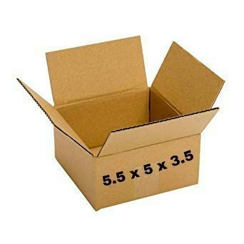 BOTAD 3 Ply Carton/Corrugated/Shipping/Packaging Boxes 5.5 inch x 5 inch x 3.5 inch (300)