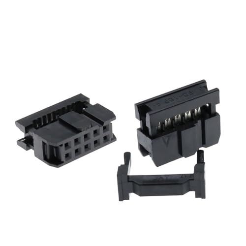 Cable plano IDC de 2.54 mm con conector hembra de 16 pines y terminales FC-16P para electrónica 5