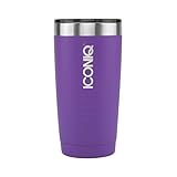 ICONIQ Stainless Steel Vacuum Insulated Tumbler, 20 ounce (Purple)