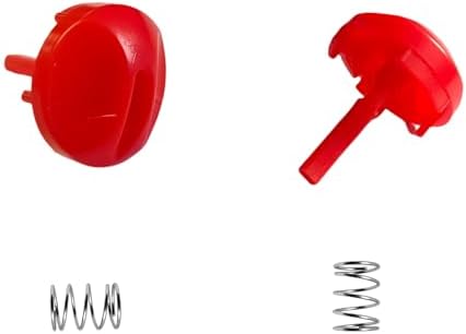 2 Pcs Control Dial Knob Compatible with Honeywell Water Heater Gas Valve,w/Spring. Plastic Control Dial Knob Replacement parts for Water heater,Fit for WV8840B,WV8840A And More