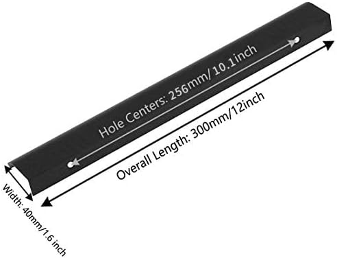 Miniatura 3 de BokWin 6 tiradores de estilo moderno con pestaña para cajón de 11.8 pulgadas, manijas ocultas de cajones de cocina para gabinetes, tiradores de