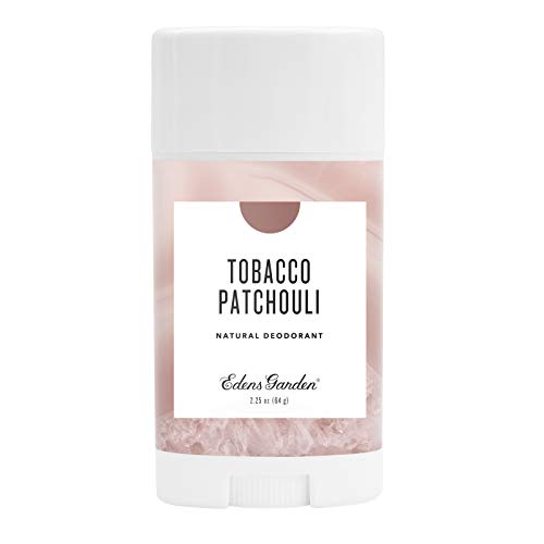 Edens Garden Tobacco Patchouli Natural Deodorant, Aluminum & Baking Soda Free (For Normal & Sensitive Skin), Made With Essential Oils, Vegan, For Men & Women, 2.25 oz