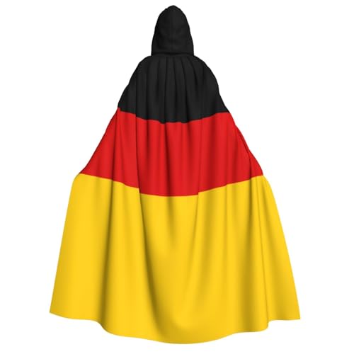 Cape de cosplay drapeau allemand unisexe pour bal masqué