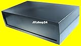 EAN 0798003461378 Stabiles Kunststoff-Gehäuse mit Frontplatte schwere Ausführung 284 x 160 x 76 mm Plastic-Case Leergehäuse universal für PC-Komponenten,Lichtorgeln,Elektronik,LED,Tool,Platinen, Lautsprecher,Modellbau