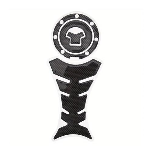 Tampon réservoir moto universel anti rayures autocollant carbone latéral
