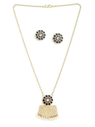 Juego de joyas chapadas en oro DMZ-2596 ideal para eventos y cenas de gala