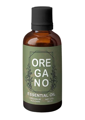 Image of Heilen Biopharm Oregano (Origanum vulgare) Essential Antioxidant &.Anti-inflammatory.- 50 mL Bottle I Pack of 1