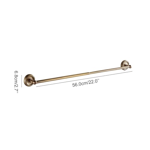 Image of Antique Bronze Towel Rack for Bathroom Adjustable 15.5 to 27.5 Inch Towel Bar Wall Mounted
