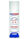 CAMP Viagerm Igienizzante Tessuti - Spray Igienizzante Tessuti Sintetici, Naturali e Superfici, Formula a Base d'Alcool, Rimuove Sporco e Germi ed Evapora Velocemente Senza Lasciare Residui, 500ml