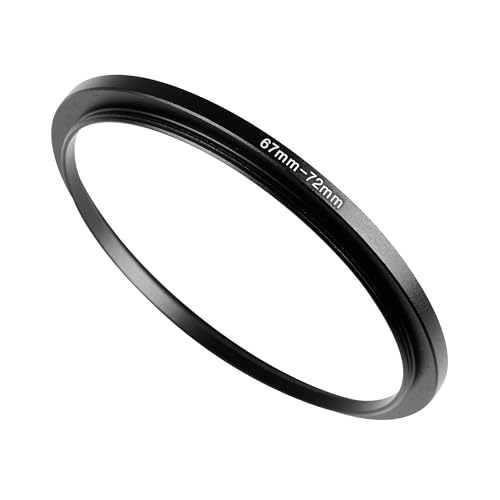 Image of 67-72mm Step-Up Ring Adapter, 67mm to 72mm Step Up Filter Ring for 67mm Lens Install 72mm ND CPL UV Camera Lens Filter(67mm-72mm)
