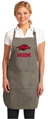 Broad Bay University of Arkansas Mom Apron BEST Arkansas Razorbacks Mom Logo Gift for Her