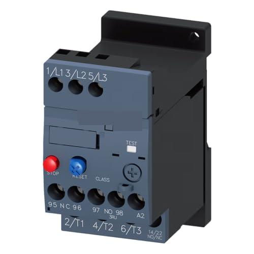 Relais de surcharge 3RU61161GB1 pour protéger un moteur électrique 4,5-6,3A