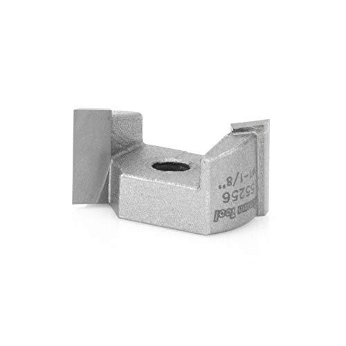 Amana Tool - (55256) Carbide Tipped Mortising Screw Down Shear Cutter 1-1/8 Dia x 11/16" x 1/4-28 Thread