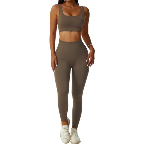 dohomiryo Damen Sportanzüge Jogginganzug Sport Sets 2 Teilig Workout...