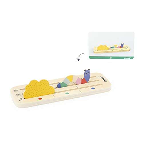 Janod, Pédagogie Range, Finding your Bearings in Space, The Garden, 9 FSC Wood Accessories + 12 Cards - Image 4