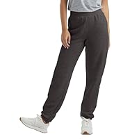 Hanes Womens Ecosmart Sweatpants, Midweight Fleece Joggers With Cinched Legs, 30" Athletic-sweatpants, Slate Heather, X-Large US