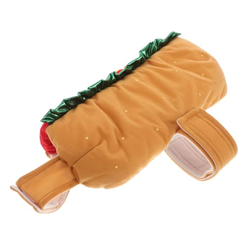 Disfraz divertido hot dog para perros talla M