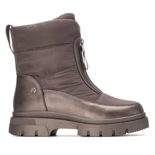 XTI   Botín Mujer Bronce   Calzado Cómodo y Versátil   Moda casual   Modelo 14444902 (Talla 38)