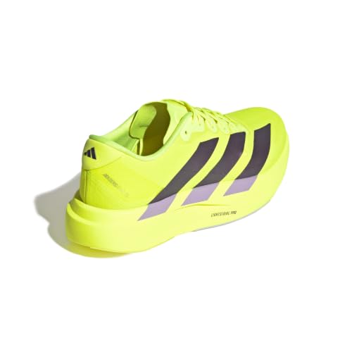 Image of Adidas Men's Adizero EVO SL Woven M Solar yellowAurora Plum /Powder Plum 10 US