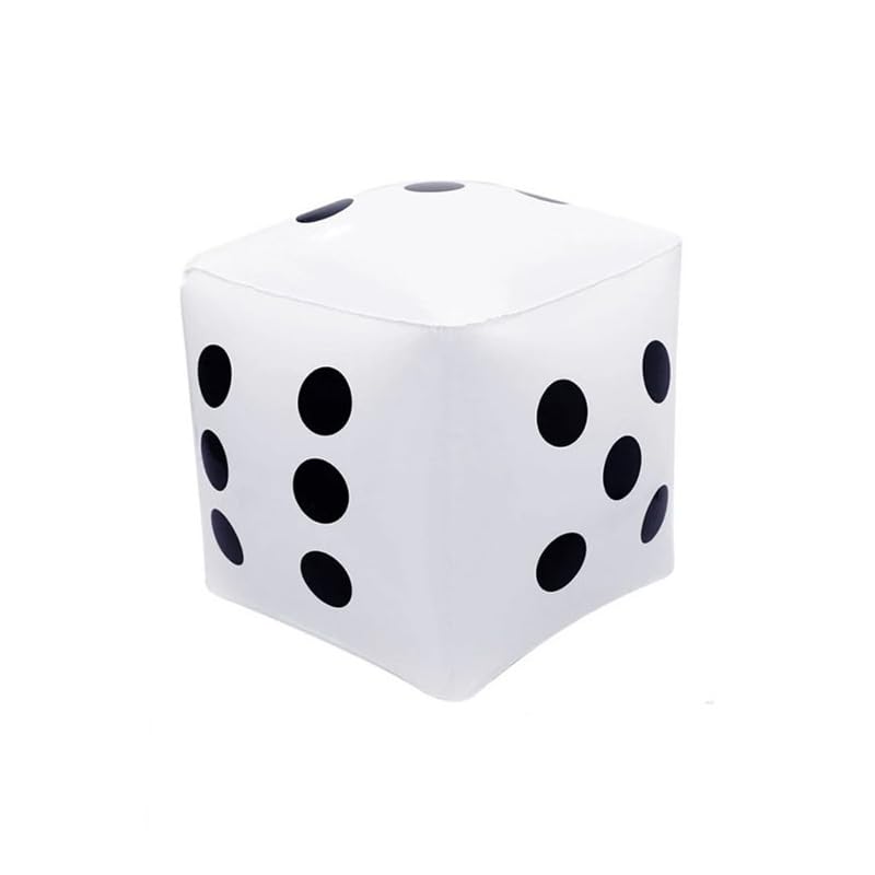 Inflatable Dice Jumbo Giant Inflatable Dice Large Inflatable Dice Toy for Indoor Outdoor Broad Game Ludo Pool Party