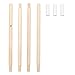 TreeBud Replacement Wood Poles and Connectors for Kids Teepee Tent, 69 Inch Length Composed of 4 Short Poles & 3 Connectors for Play Tents