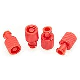 Dispense All - DMF Cap - Dual Male-Female Luer Lock Cap, Non-sterile (Red, 1000)