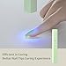 ShynyShy Small UV Light for Nails, Small Nail Cure Light, Flash Cure Lamp for Gel Nails, LED Nail Lamp for Gel Polish, Manicure USB Nail Dryer for Fast Curing at Salon Home DIY （Green）